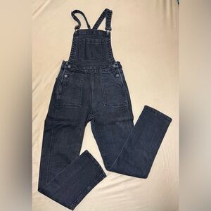 Brandy Melville Black Denim Overalls